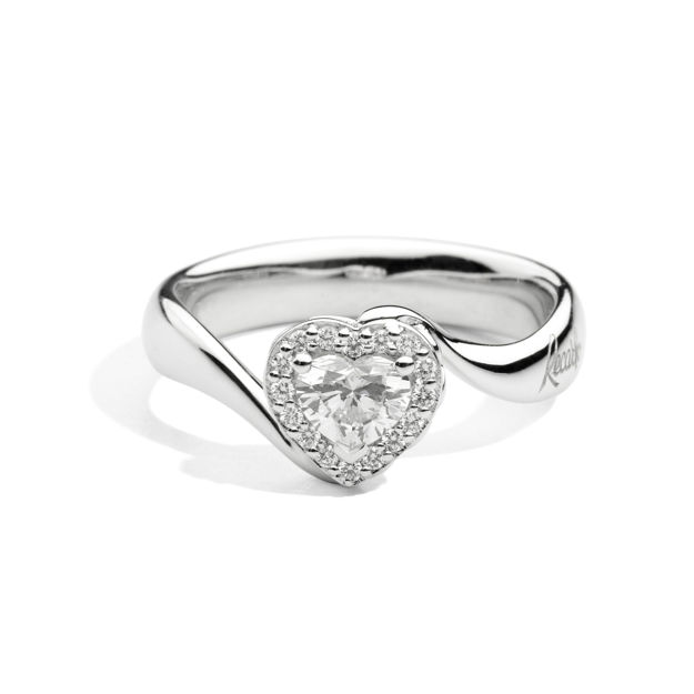 Immagine di ANNIVERSARY LOVE Solitario valentin in oro bianco e diamanti R67SC002