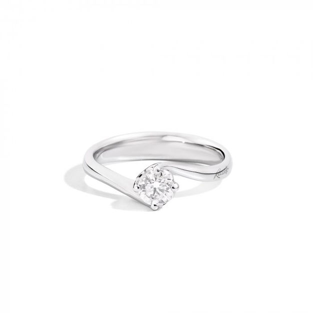 Immagine di ANNIVERSARY SOLITARIO IN ORO BIANCO R01SO195