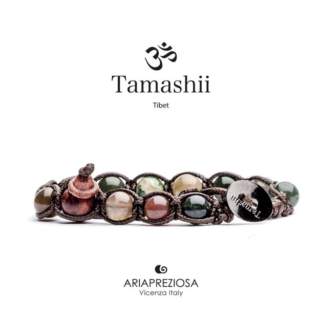 Immagine di Bracciale Tamashii Originale in Agata Muschiata BHS900-17