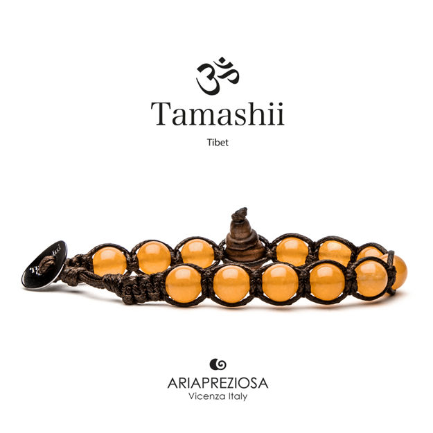 Immagine di Bracciale Tamashii Originale Giada Arancione BHS900-207