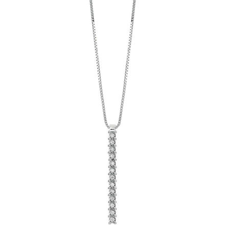 Immagine di LUMINA GIROCOLLO ORO BIANCO E DIAMANTI 20085109