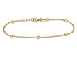 Crieri Zefiro bracciale in oro giallo e diamanti bianchi taglio brillante.