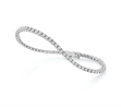 Immagine di SUPERNOVA BRACCIALE TENNIS DIAMANTI BIANCHI 2,5 CT. BTESNK250WP1170 - CM 17