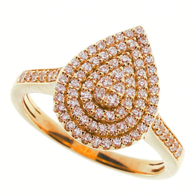 Immagine di BAGLIORI ANELLO IN ORO ROSA E DIAMANTI 20088429