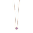 Immagine di COLLANA DIAMANTI E ZAFFIRO ROSA 20100614
