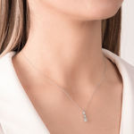 Immagine di COLLANA TRILOGY ORO BIANCO CON DIAMANTI AB1110/10