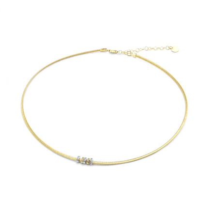 Immagine di COLLANA TWIST CERCHI VERTIGO CLCC 002