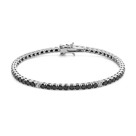 Immagine di TENNIS BRACCIALE IN ARGENTO UBR 990 M19