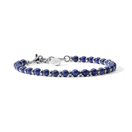 Immagine di DISTRICT BRACCIALE IN ACCIAIO E LAPIS BLU UBR 922