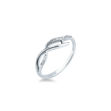 Immagine di ANELLO ORO BIANCO CON DIAMANTI LF268